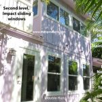 exterior of home with resistant windows