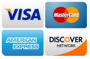 We accept credit cards